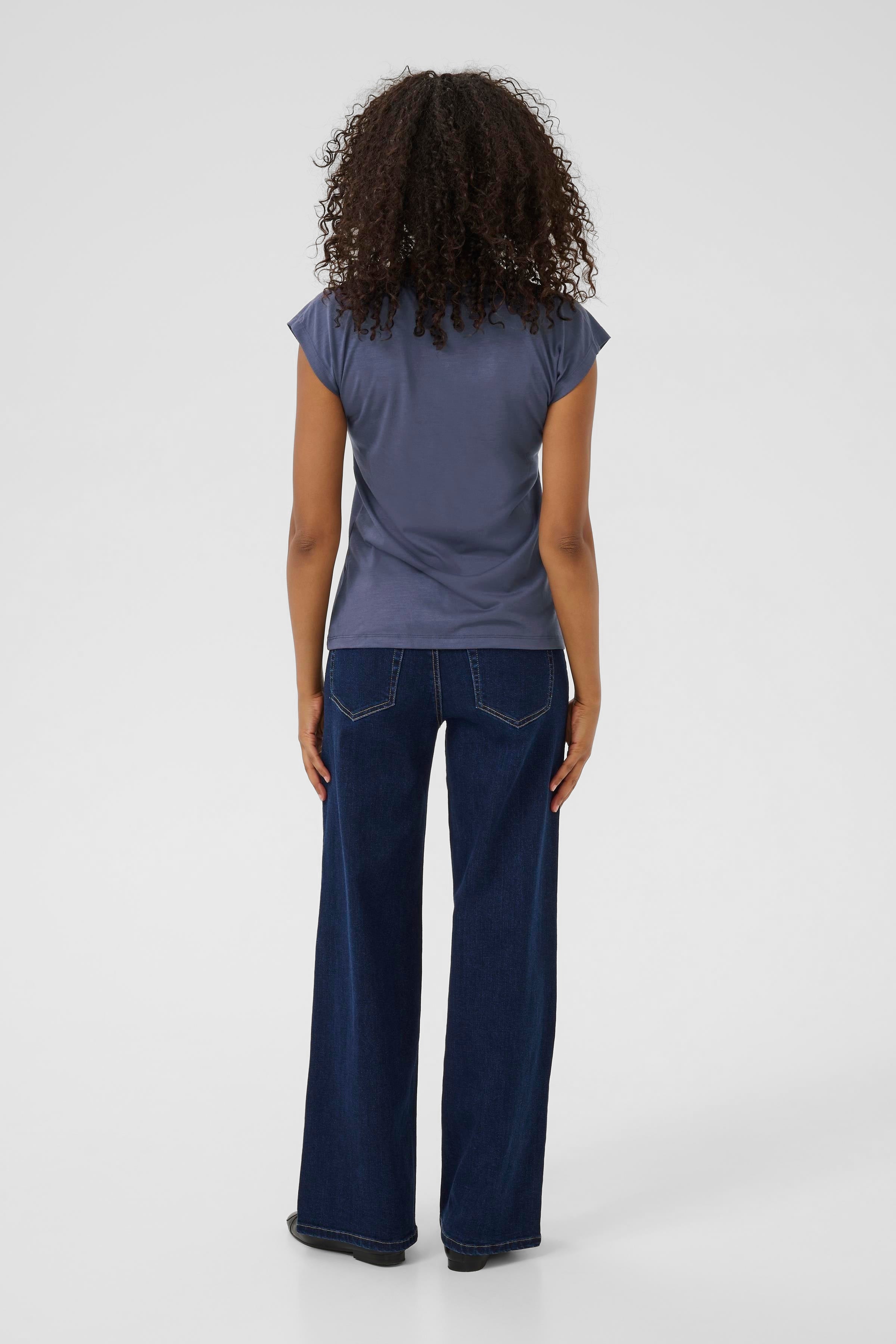 Kaffe Lise Tee Midnight Marine