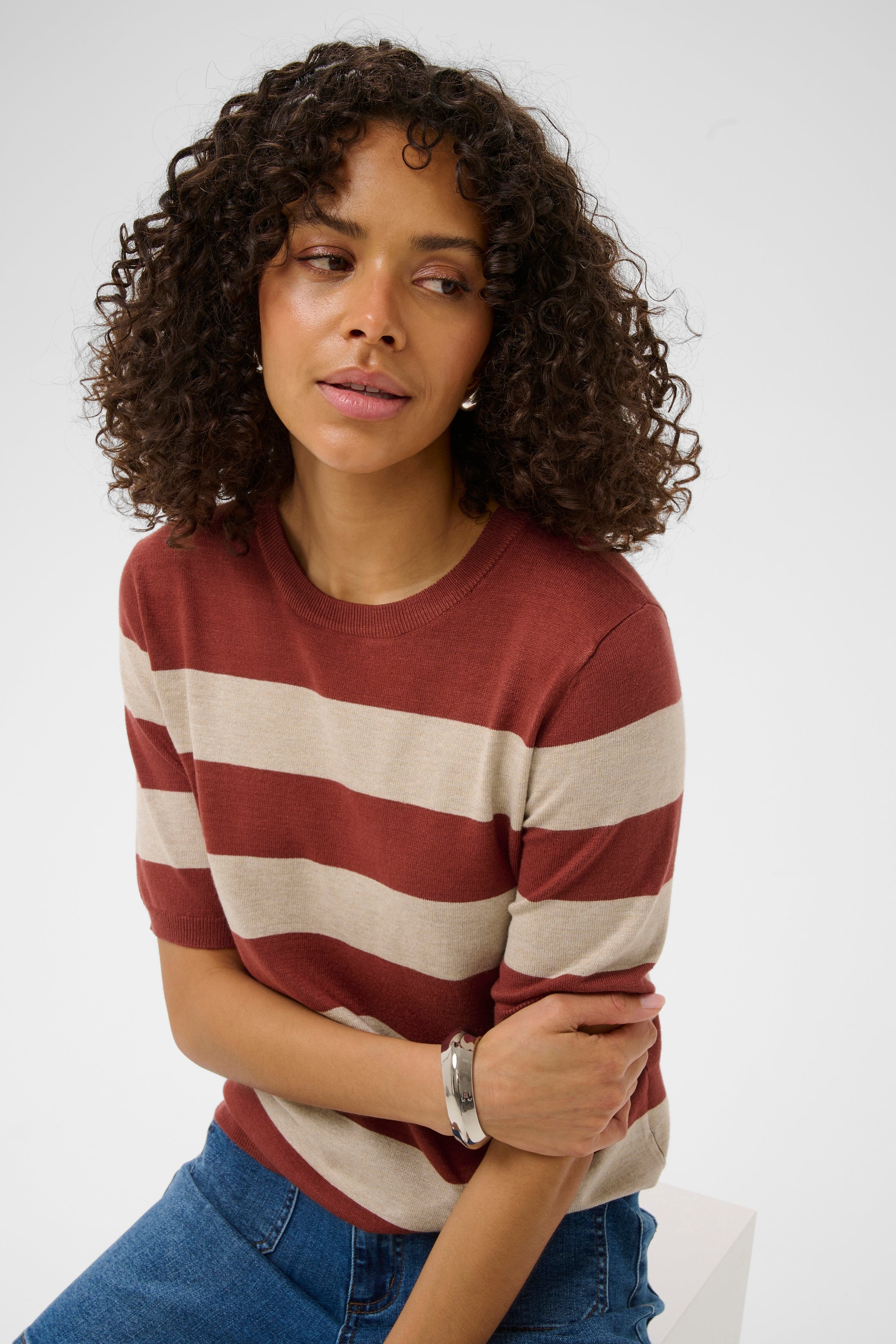 Kaffe Lizza Striped knit