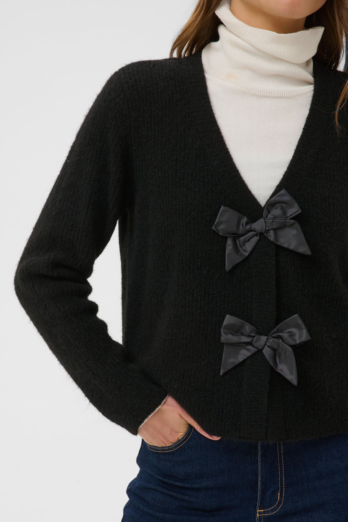 Kaffe May bow cardigan