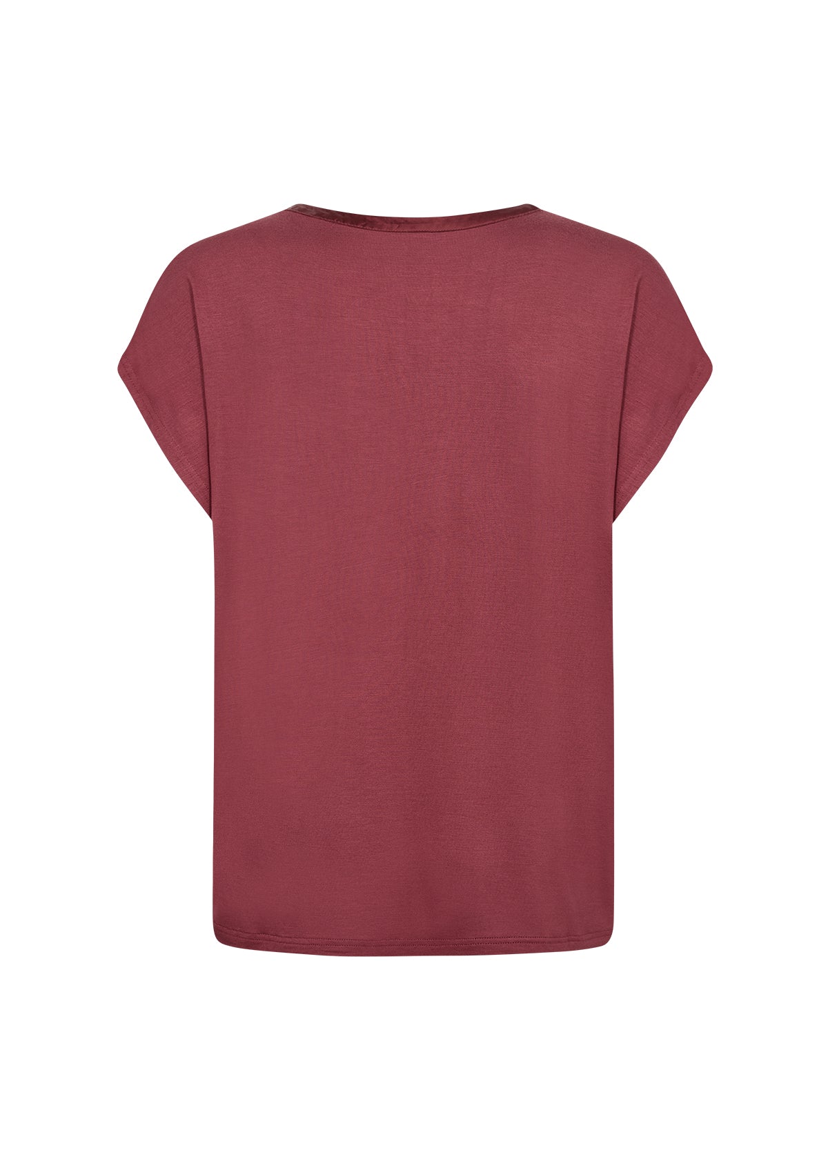 Soya Concept Thilde v neck tee Oxblood