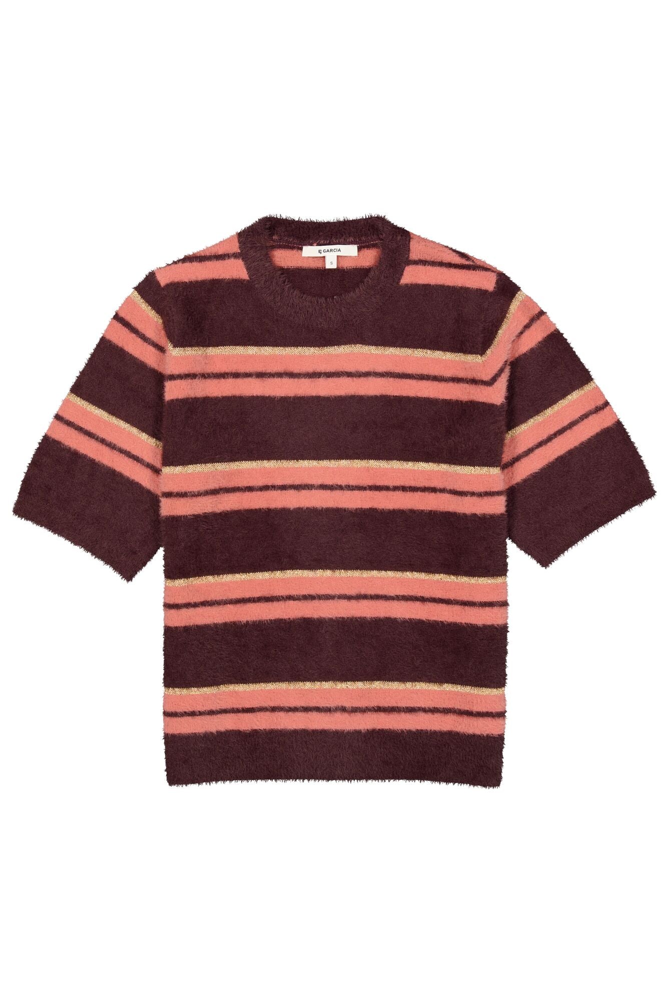 Garcia Striped Eyelash Knit