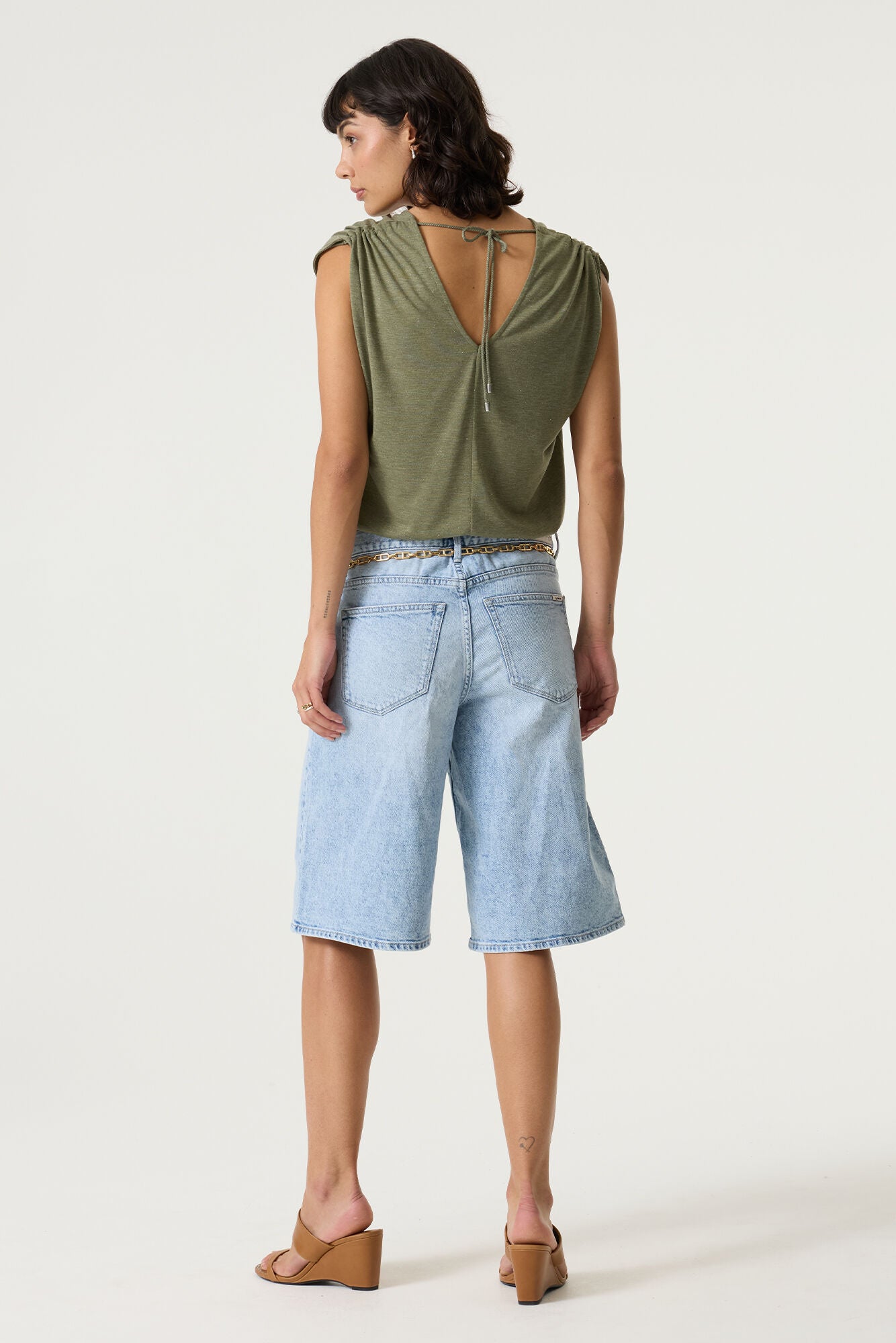 Garcia Tie back tee R260208