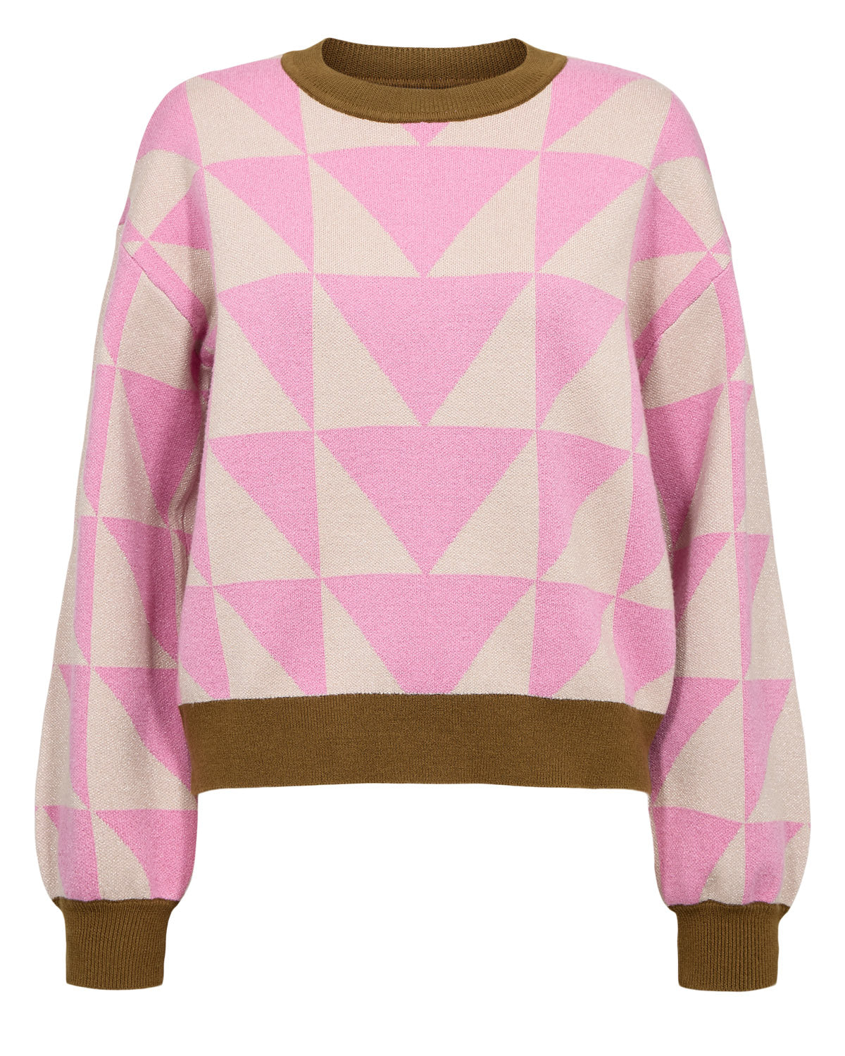 Nümph NuTristy Geometric Jumper in Bon Bon