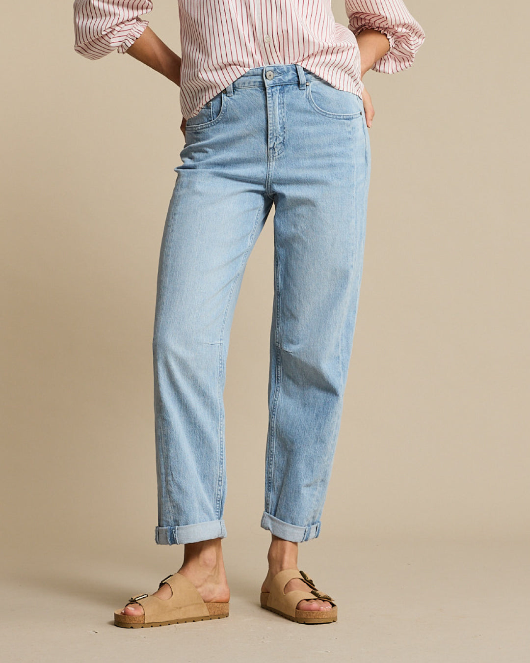 Red Button Caitlina sidepatch - Light Blue