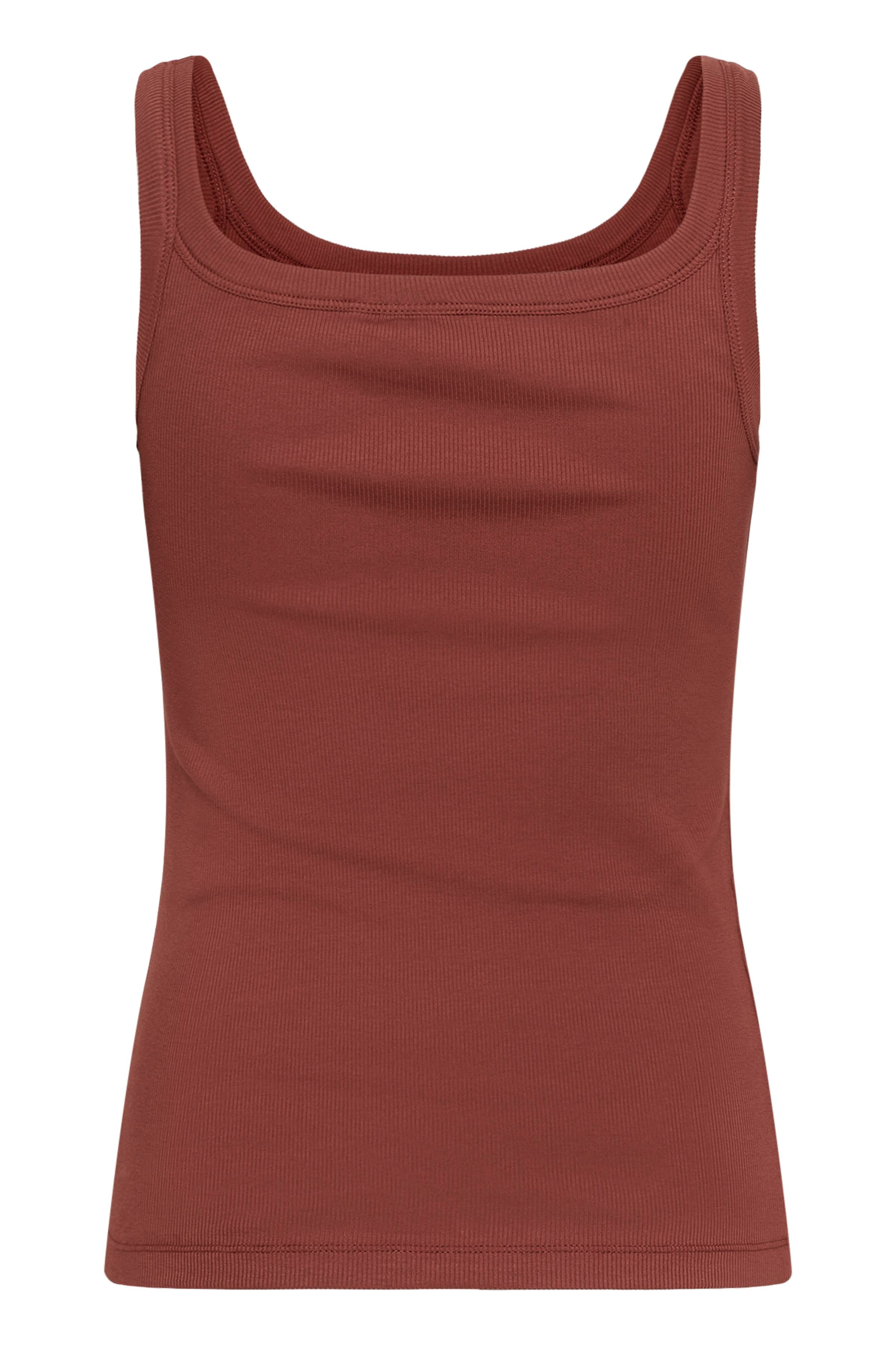 Kaffe Carna Tank Top Henna