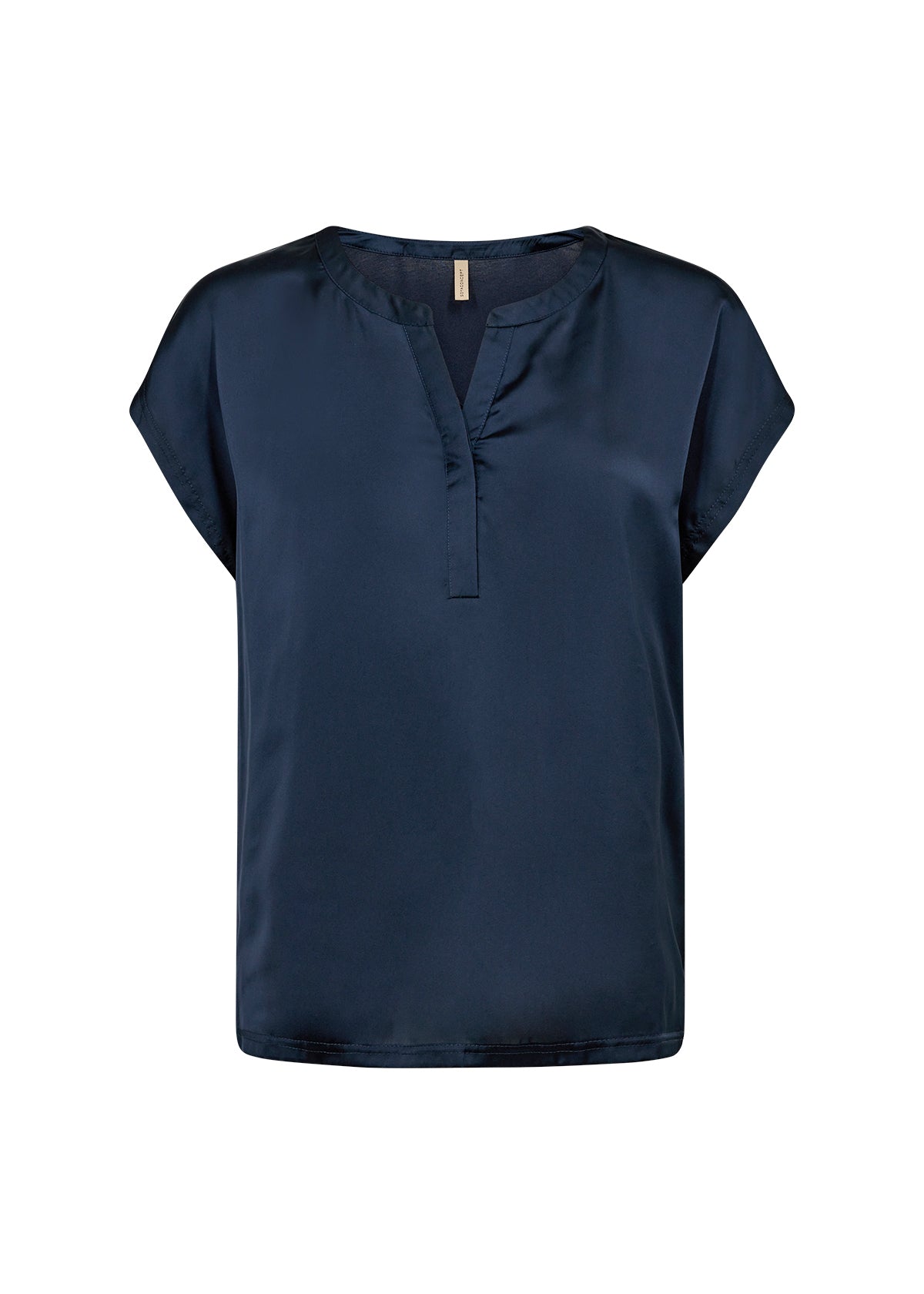 Soya Concept Thilde v neck tee Navy