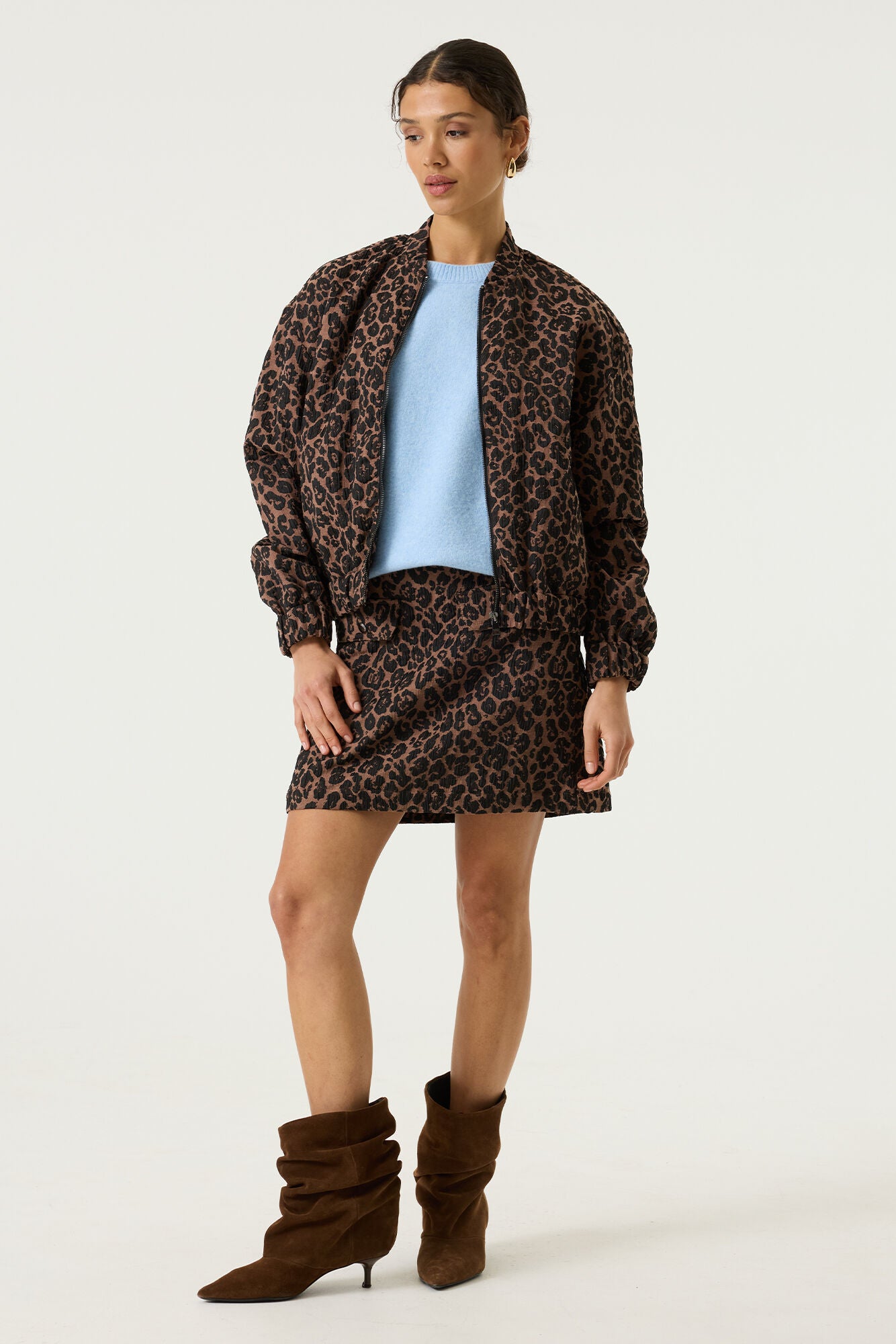 Garcia Leopard Skirt U260125
