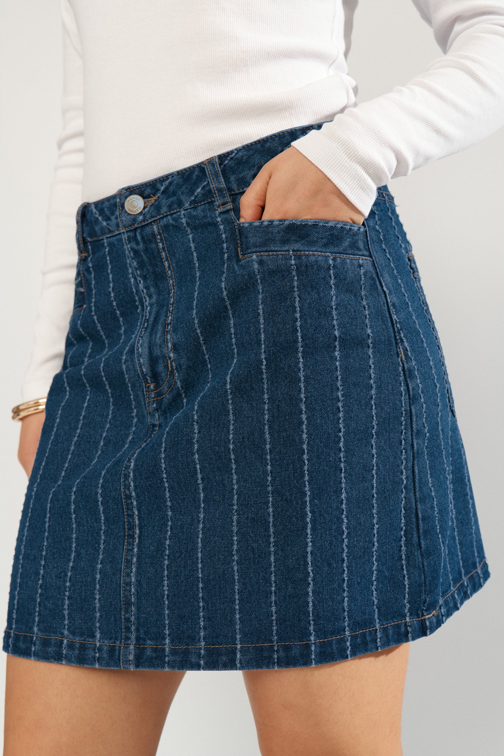 Numph Nuatlanta denim skirt