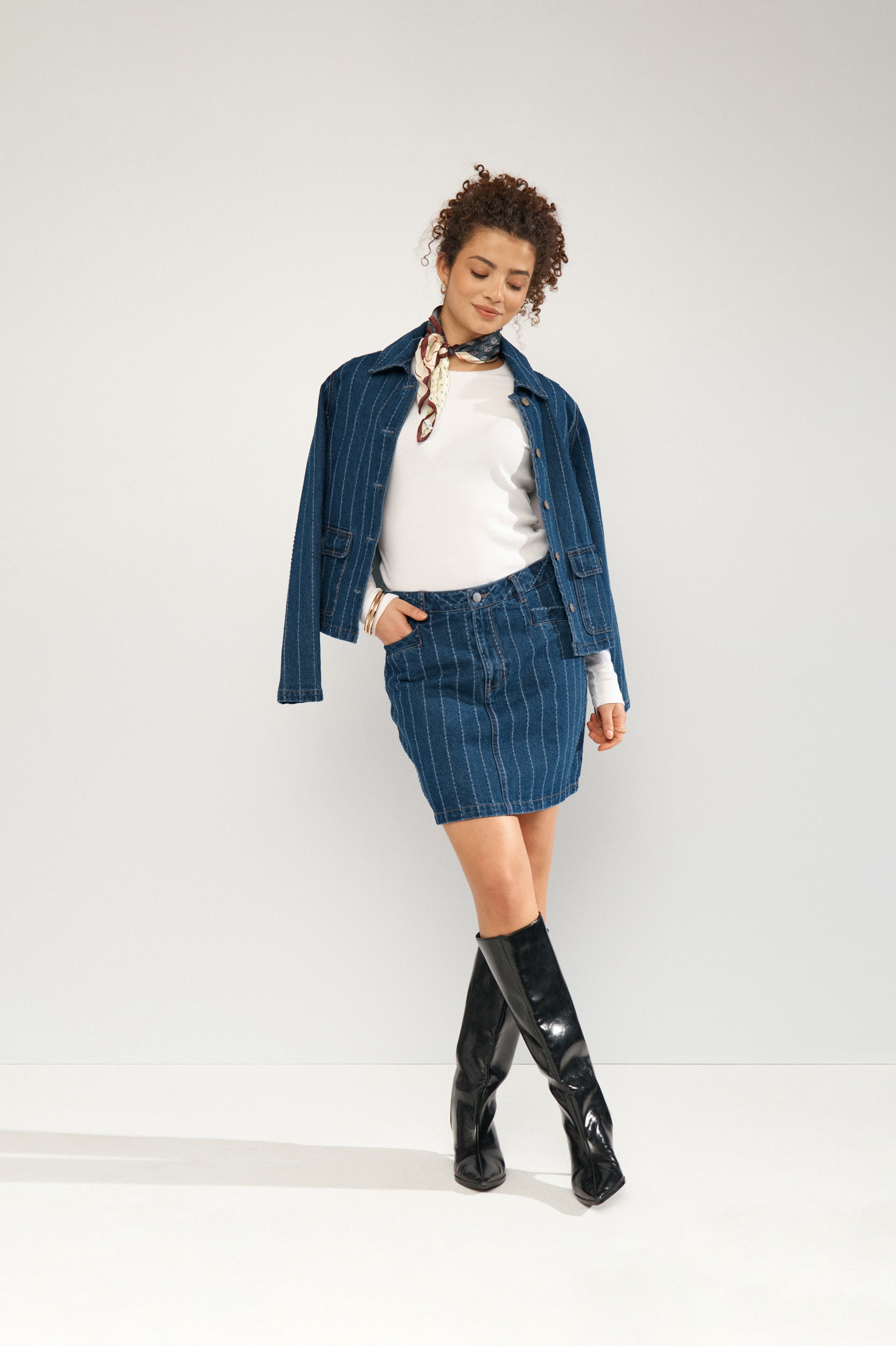 Numph Nuatlanta denim skirt
