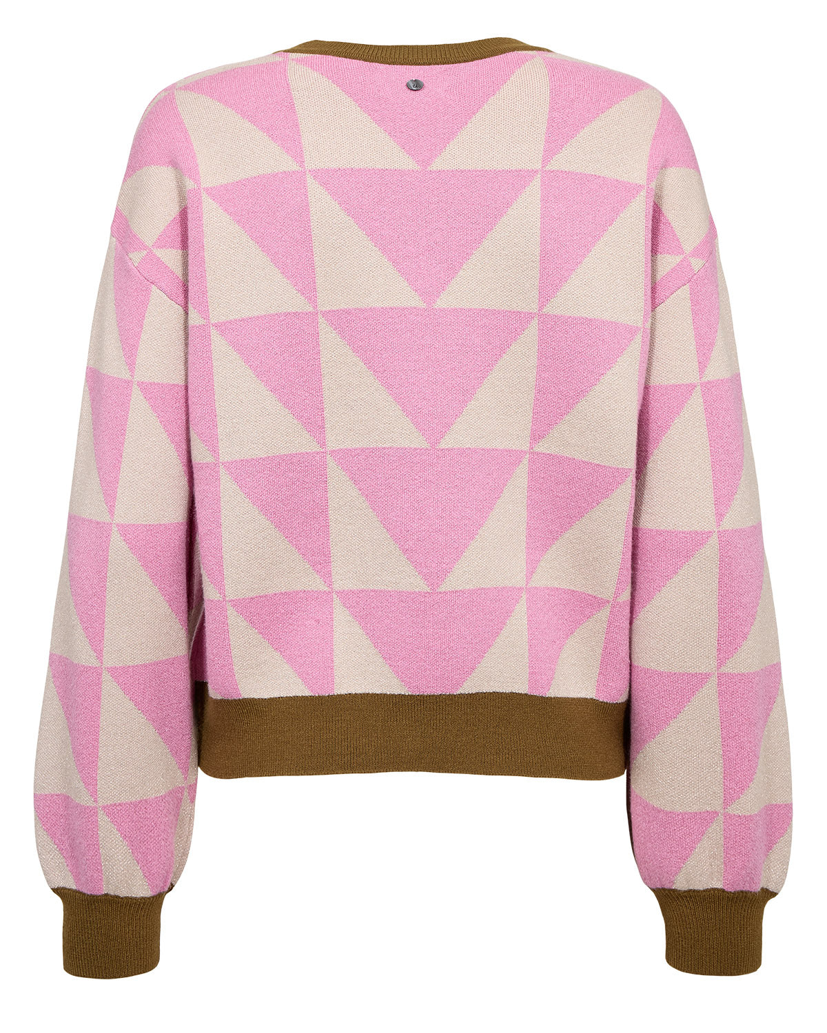 Nümph NuTristy Geometric Jumper in Bon Bon