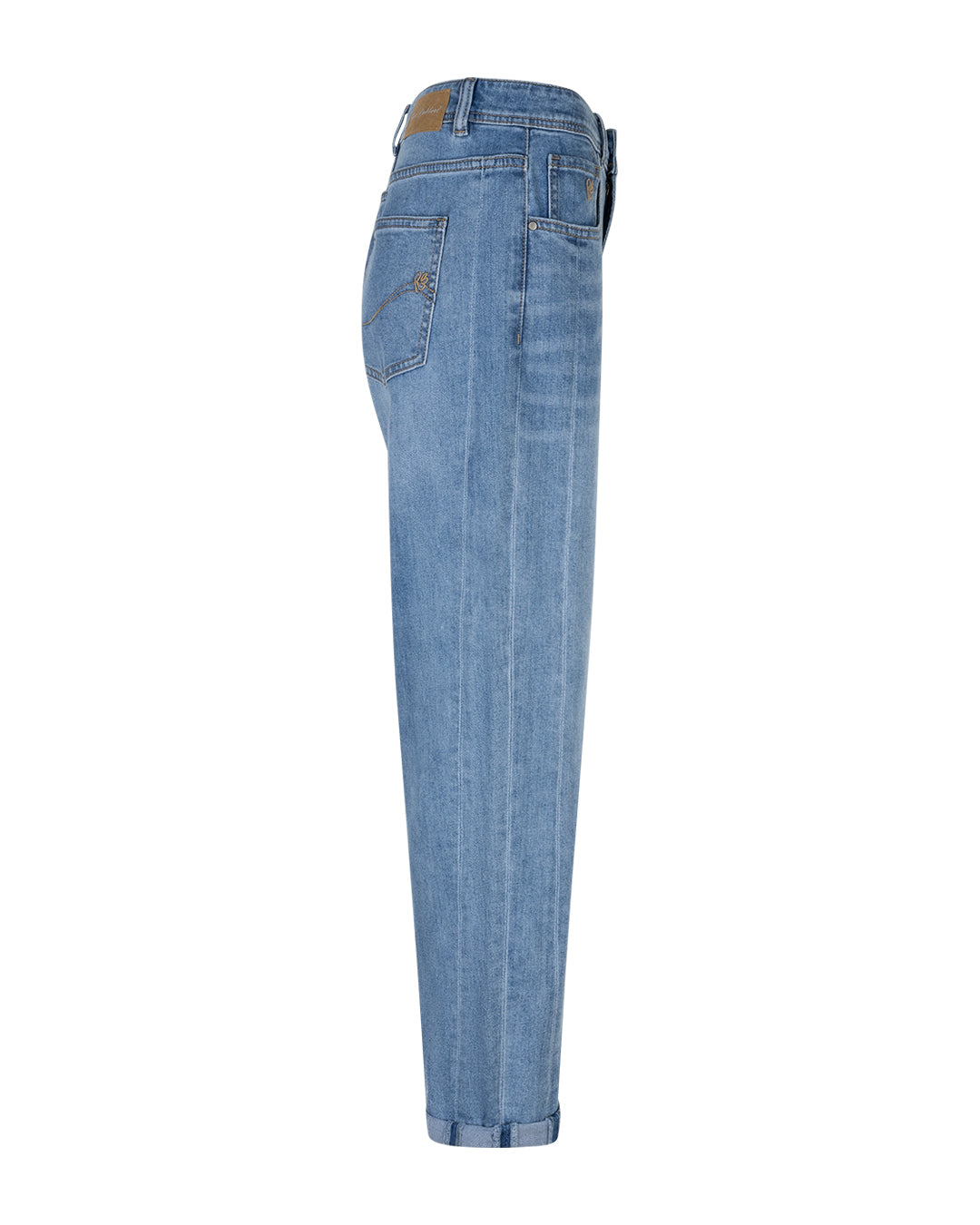 Red Button Caitlina Sidepatch  - Midstone blue