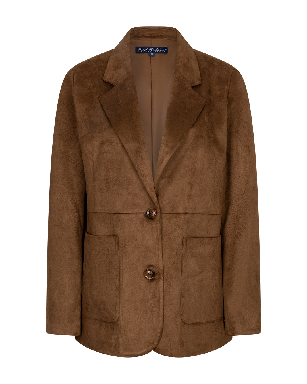 Red Button Suedine Blazer